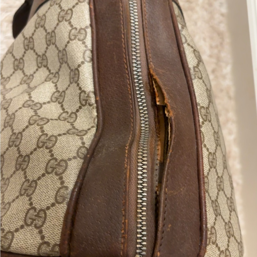 Gucci RARE 22”x 22“Vintage Bowler Bag XL - Picture 13 of 13